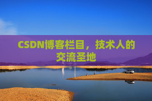 CSDN博客栏目，技术人的交流圣地